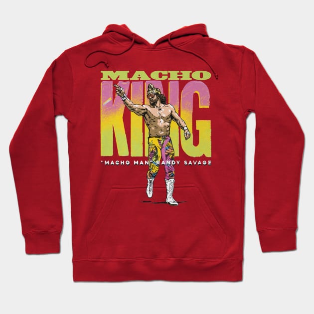 Macho Man Macho King Hoodie by MunMun_Design